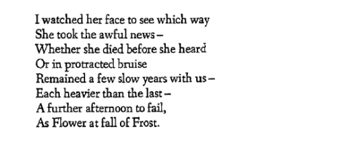 adrasteiax: Emily Dickinson, from Part Five: The Single Hound (LXXVII) in “The Collected Poems Of Emily Dickinson”