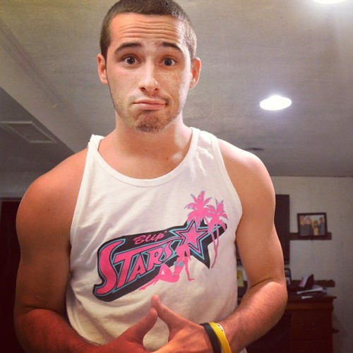 jsantagato:  @blipstarclothing has the fire tank tops! Check em’ out! 