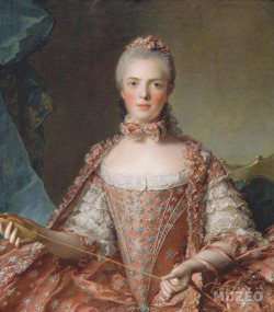   Marie Adelaide of France, daughter of Louis XV -Â Jean-Marc Nattier