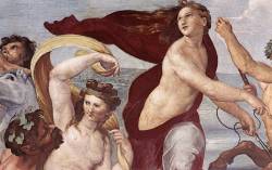 leuc:  Raphael, The Triumph Galatea (detail),