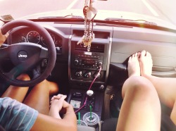 Lu-Ia:  I Always Sit In The Car Like This. I Hope You Don’t Mind… 