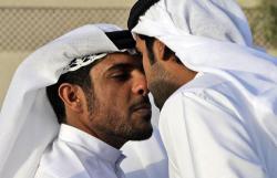 omesh1988:  Emirati nose kiss 