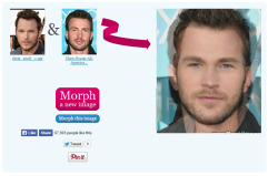 lora-does-things:  smaug-official:  Chris+Chris = Chris  ²  I went to fool around on face morph but instead I unlocked a conspiracy   its not a conspiracy