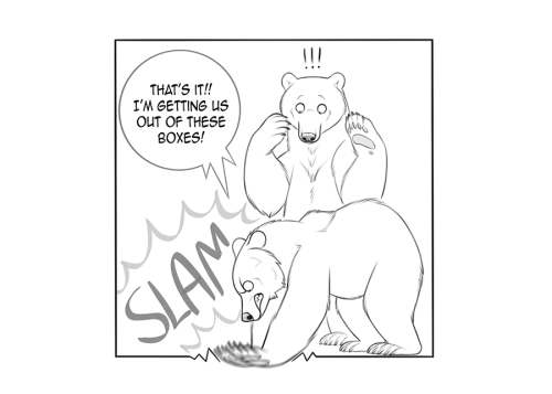 bearlyfunctioning:  A followup to the first alternate format comic this is the last, returning me back to my regular format! As much as it was fun to experiment in different comic layouts, I have honestly missed the freedom and space to elucidate more