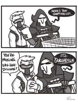 pickles4nickles:  I made an Overwatch comic and yelled and got mad nearly every second spent drawing this. Because how 2 people????? 