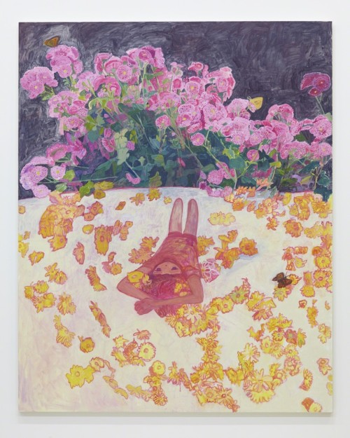 polkadotmotmot: Makiko Kudo - Floral Patterned Futon, 2015
