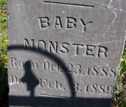 Baby Monster Tombstone