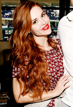 holland-roden: Holland Roden visits The Moet and Chandon Suite on march 21st 2015