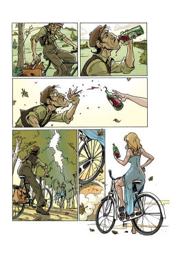 lehanan-aida:  idontwannabesued:  fuckyeahcomicsbaby:  “The Ride” by Rodolphe Guenoden  HOLD THE FUCK UP  Oh, wow, this is awesome! And I love the narrative!!! 