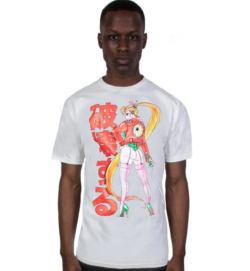 kendrawcandraw:  YO I designed a few shirts for Mishka NYC and the first of them just launched on the site!  Featuring hella anime babe booty, obv
