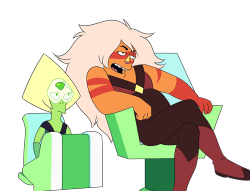 phoenixkenny:  Somehow, Jasper being in the role of Zapp Brannigan is so freaking hilarious to me. And Peridot as Kif.  Jasper: Then we, will have to sing the top hits of the 80′s!Peridot: Which 80′s, sir?Jasper: For me, there is only one 80′s.SMELL