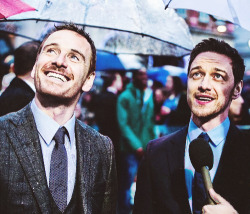 consultingly:  Michael Fassbender and James McAvoy at the UK premiere of X-Men: Days of Future Past 