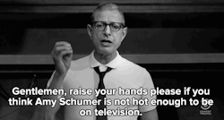 veschwab:  bryanthephotogeek:  bareback–contessa:  popculturebrain:  micdotcom:  Watch: Amy Schumer’s ‘12 Angry Men’ parody is the most brilliant take down of how men judge women on TV this yearAnother must-watch video from Schumer.  All the