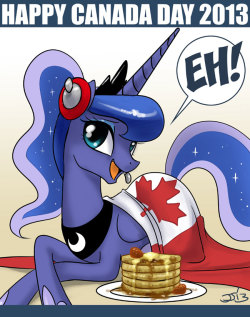  askprincessmolestia: &ldquo;Happy Canada Day! Please be responsible with those fireworks!&rdquo; ~ LunaThe Princesses have been very busy! We’ll be answering more questions very soon! Thank you! &lt;3 