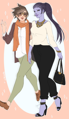lillieath:  daily doodle: casual Tracer x Widowmaker (〃▽〃) - - - - - - - - - - - - - - - - - - - - - - - - - - - - - - - - - - - - - - - - - - - - - - - - [ DON’T REPOST MY ART | not to tumblr nor any other site!!! ]reblogs appreciated, don’t
