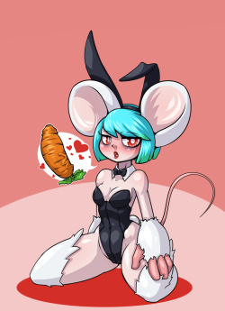 limebreaker:  limebreaker: @thebikupan‘s Nu is pretty fuckin’ great, so in classic Halloween tradition, I drew her as a slutty Easter bunny. Shut up.  Daytime reblog, because I posted this at 2am or something.