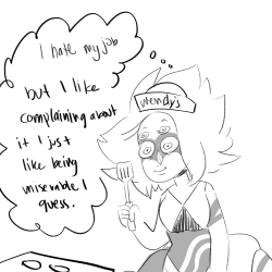 malachite; a being of pure self loathing, starts doing it right. 
