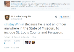 lalondes: The St. Louis County PD explicitly stating that Bryan Willman is not employed as a police officer anywhere in the state of Missouri. Bryan Willman’s public listing in the St. Ann, Missouri staff directory, which names him as being employed