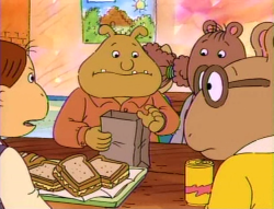 Jackanthfern: Outofcontextarthur:  Muffy’s Lunch Consists Of Three Sandwiches And