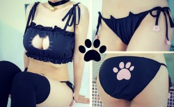 kittensplaypenshop:    ¤•.¸.•¨° Kitten 3 Piece Giveaway!!  °¨•.¸.¤  You win: 1 white or black Kitten 3 Piece set in S/M or L!Rules: All you have to to is reblog this post. You are NOT required to follow. &lt;3Contest Ends: May 15th 2016Goodluck!