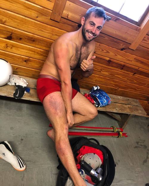 giantsorcowboys: Manly Monday 💪🏼🧔🏻💪🏼 Chris Mazdzer…Because It’s Been Awhile And It’s Getting Closer To Winter Sports! 🇺🇸❄️🥶🏋️‍♂️ Woof, Baby! 🌶🌶🌶🌶 