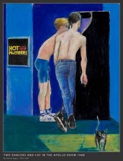 gayartgallery:  Patrick Angus (1553-1992)American realist artist Patrick Angus produced keenly observed and compassionate depictions of the 1980s gay demimonde. His work captures, with sympathy, understanding, and wit, the longing and loneliness of many