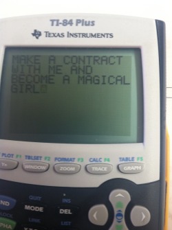 ladynightrose:  I open up my calculator in Trig that I got from the back from the room and this is what it says. I am afraid. 
