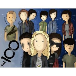 the100-art:  The 100 - Adventure Time style by ungepinselt Support the artist: instagram / twitter. 