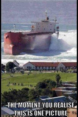collegehumor:  Warning: This Picture Of a Ship May Destroy Your Brain A bit too close for comfort.