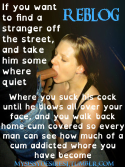 sissycuckwannabe:  YES &amp; THE WALK IN THE HEAT &amp; BUSTLE OF A Las VEGAS Summer DAY - The cum was dry when a handsome black man smiled &amp; asked me “ If I had enough yet ” Tingling &amp; Quaking with hope inside I smile &amp; purred my best