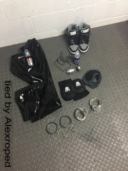 alexropedoriginals:A boy that stops by from time to time was finally told that it’s time for he to experience his higher purpose - to be transformed from a good sub bottom into a rubber bondage object gimp.  When he arrived (already in chastity of