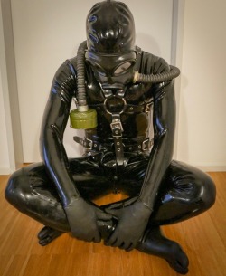 rubberscotty: You have misbehaved gimp. You will sit there inhaling poppers. You will not touch yourself, I need time while I think how to punish a naughty gimp like you. The trouble is you get off on most normal types of punishment, so I need something