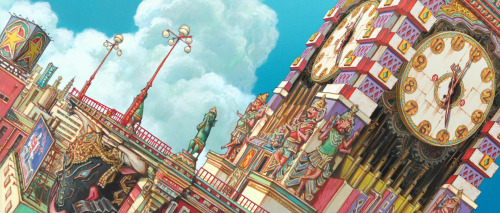 anime-backgrounds:  Tekkonkinkreet. Directed by Michael Arias and Hiroaki Ando and animated by Studio 4°C. 