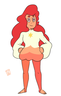 Padparadscha, the OC of gyrosylla187, avid and talented artist for the Gem OC Community. 