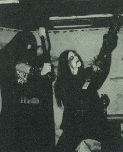 rawtotherapine:  Faust and Samoth (Emperor) in Helvete