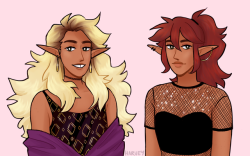 harveychan: ngl im listening to the beginning of taz again also i just wanted 2 doodle them with diff hair than i usually do