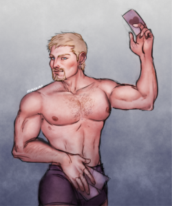 venacoeurva:    Quick arm practice turned mildly seductive Luxord sketch I decided to color in (Tumblr these are male n*pples!!! pls)-Please do not reupload/edit/use without proper credit, ask first please-