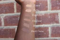 chanelnumberthirteen:  wocmakeup2:   reblogging to add in some of their new shades la girl pro concealers price is 5.00   La girl is lowkey the only company looking out for black girls and their contour