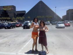 June 2010Moment and Lil Latte at the Luxor