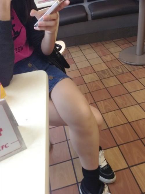 smellmyfarts:  I don’t know which one is more awesome. The fact that I can see her panties or that she’s wearing a half cab