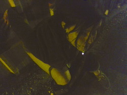 My bandmate taking an alley squat What a cutie.