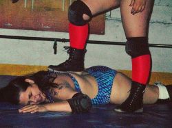 maxie987:  jadeclfprods:  Amerika vs Fenix clfem.com (en Bar La Quinta San Nicolas)  Oh no you donâ€™t, girl. Youâ€™re not crawling out of here like that. I promised the audience you would leave the ring naked and with a red butt, and I never break a