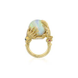 allaboutrings: Opal, Sapphire, Ruby, and Diamond Tarot Ring