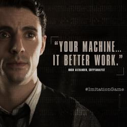   The Imitation Game @ImitationGame · Sep 9   The stakes are high. #MatthewGoode stars as cryptanalyst Hugh Alexander in The #ImitationGame.  