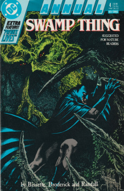 Swamp Thing Annual No. 4 (DC Comics, 1988). Cover art by John Totleben.From Anarchy Records in Nottingham.