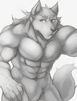 ralphthefeline:  Grey wolf anthro. Nothing Much really. 