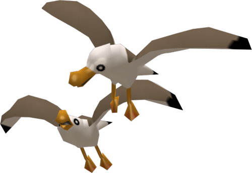 lowpolyanimals:  Seagull (Figurine) from The Legend of Zelda: The Wind Waker
