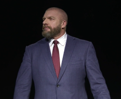 lambchopviking:triple h has been gone from tv for so long he grew a gnarly ass beard 