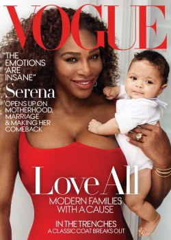 jehovahhthickness:  chocolate–goddess:  celebsofcolor:Serena Williams for VOGUE  LOOK @ THE BABY ❕❗❕❗❕  Omggggggg 