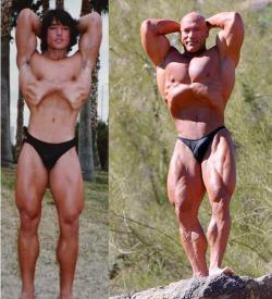 hugemusclegeek:  Before and After Rusty Jeffers